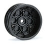 1/10 Showtime Front 2.2" 12mm Sprint Car Wheels (2) Black