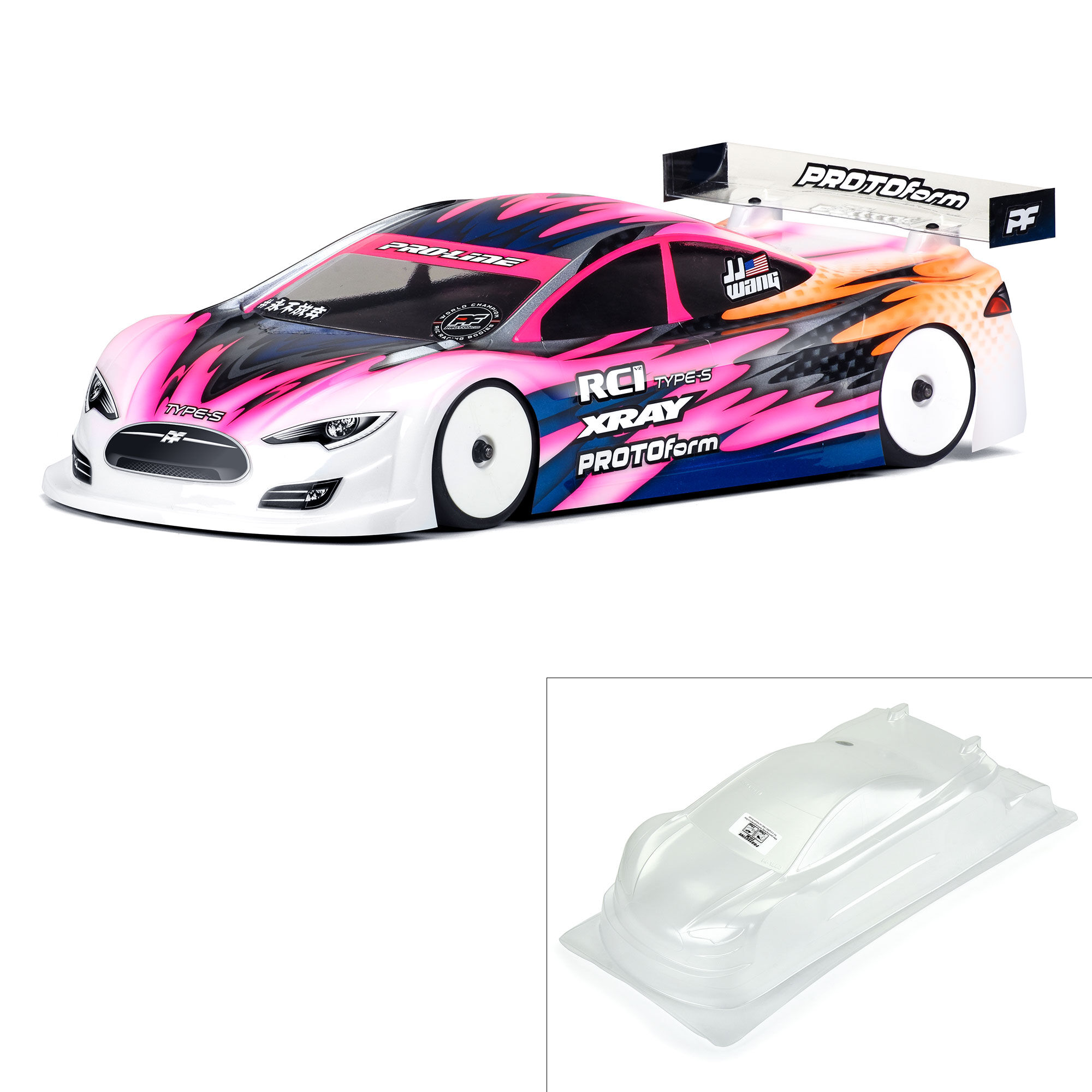 PROTOform 1 10 Type S Light Weight Clear Body 190mm Touring Car