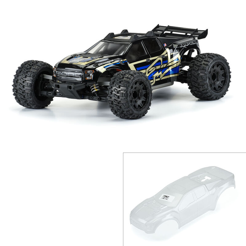 1/10 Pre-Cut 2017 Ford F-150 Raptor Clear Body: Rustler 4x4