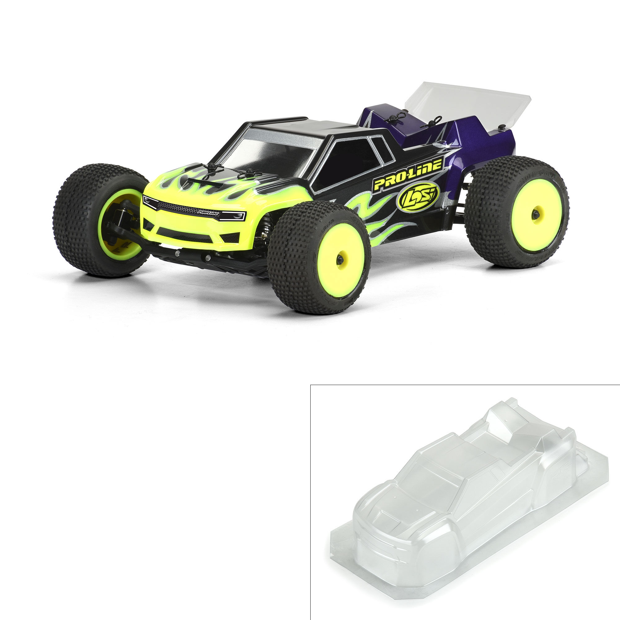 Pro Line Racing 1 18 Axis ST Clear Body Losi Mini T Pro Line