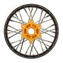 1/4 Pro-Spec Aluminum V2 Bead Rear Wheel Black/Gold (1): Promoto-SM