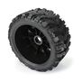 1/6 Masher X HP BELTED Fr/Rr 5.7" MT Tires Mounted 24mm Black Raid (2)