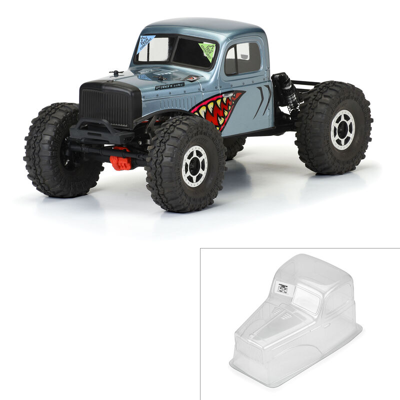 1/10 Comp Wagon Cab-Only Clear Body 12.3" (313mm) Wheelbase Crawlers