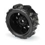 1/6 Dumont Sand/Snow F/R 5.7” Tires MTD 24mm Black Raid 8x48 Hex (2)