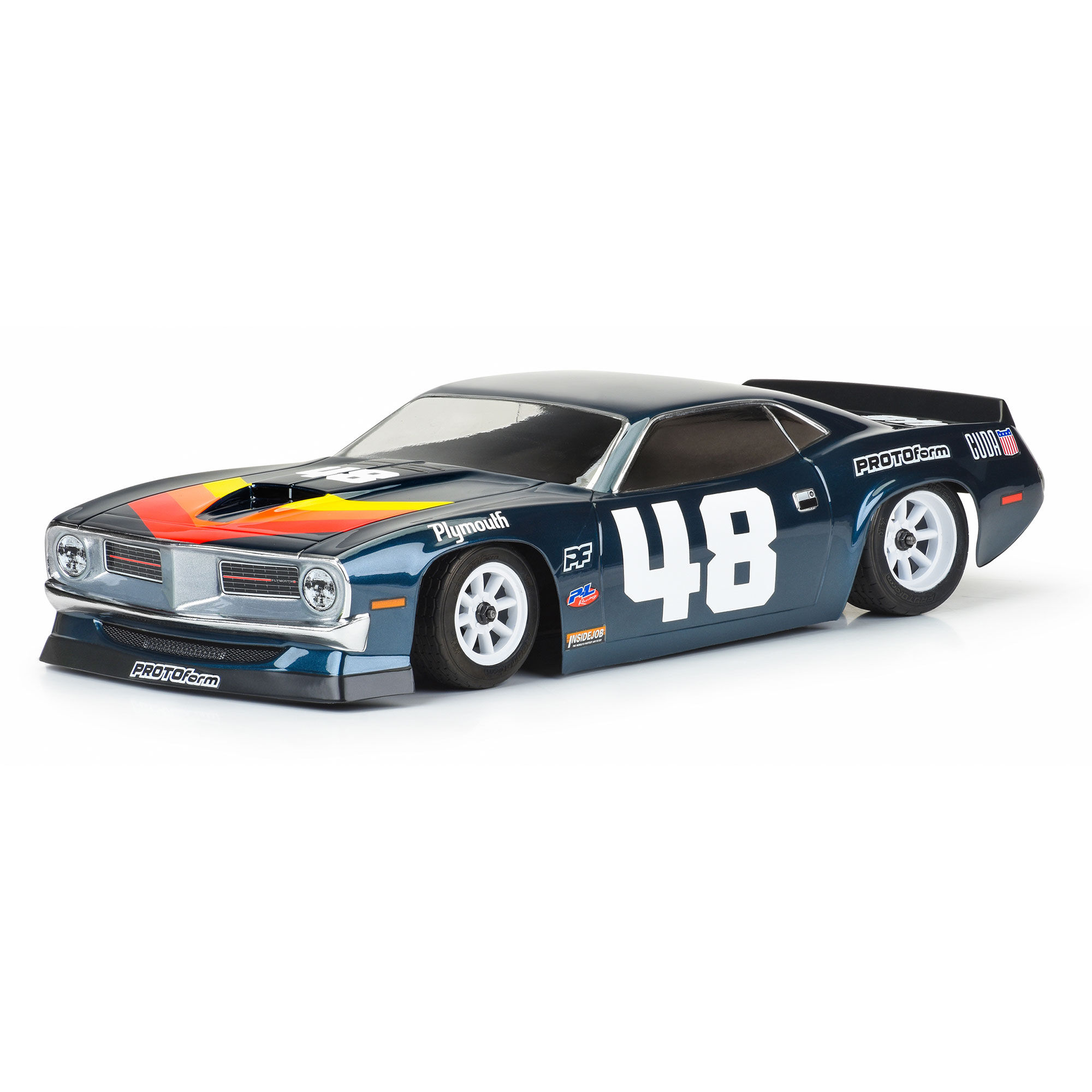PROTOform 1/10 1970 Plymouth Barracuda Clear Body: Vintage