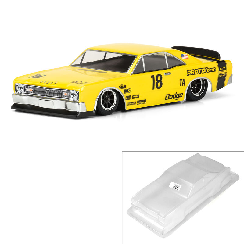 PROTOform - Pro-line 1/10 1967 Dodge Clear Body: Vintage Trans-Am Pro-Line