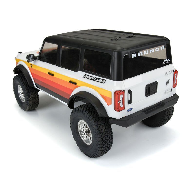 1/10 2021 Ford Bronco Clear Body Set 12.3" Wheelbase: Crawlers