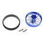 1/4 Pro-Spec Aluminum V2 Bead Rear Wheel Blue/Blue (1): Promoto-MX