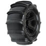 1/16 Sling Shot Fr/Rr 2.2" Sand Tires Mounted 12mm Blk Desperado (2)