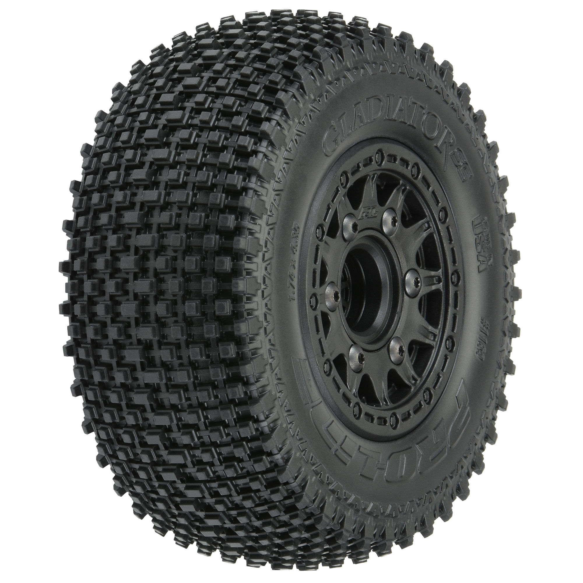 PROLINE 118325 Blockade SC 2.2/3.0 M3 Soft Tires On F-11 Wheels for SCTE4X4SC10Rs 2Wd/SC10 4X4 Black 