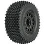 1/10 Gladiator M3 Front/Rear 2.2"/3.0" SC Mounted 12mm Blk Raid (2)