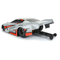 1/10 Nissan GT-R R35 Pro Mod Tough-Color Gray Body: Drag Car