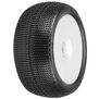1/8 Buck Shot S3 F/R 4.0" Tires Mounted 17mm Wht Zero Offst Whls (2)
