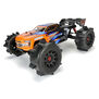 1/8 Sand Paw HP BELTED F/R 3.8" MT Tires Mounted 17mm Black Raid (2)