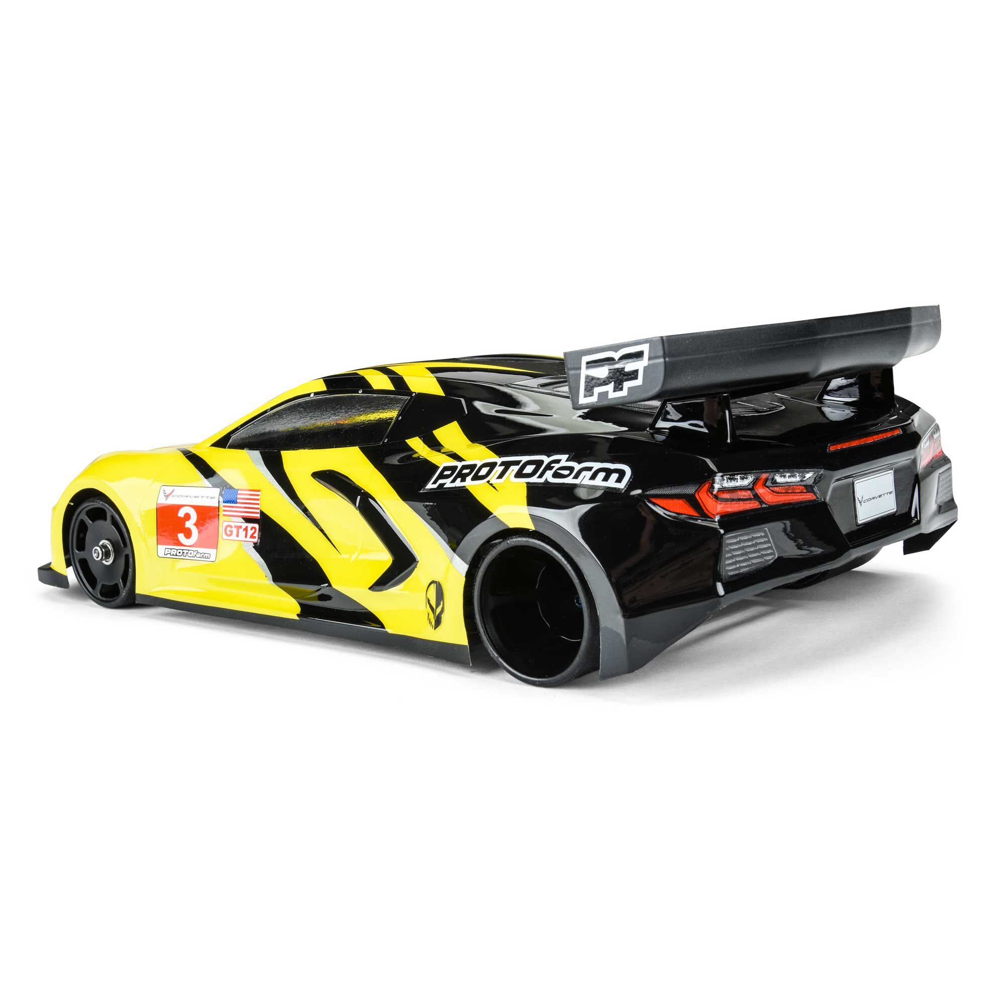 Protoform Pro-line Racing 1/12 Chevrolet Corvette C8 Clear Body GT12 PRM157520