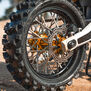 1/4 Pro-Spec Aluminum F/R Wheel Black/Gold Dunlop MX33/MX14 Bundle