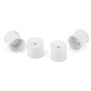 1/10 Velocity F/R 2.2" 12mm Truck Wheels (4) White: 22X-T & T6.4