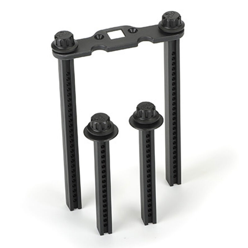 1/8 Extended Front/Rear Body Mounts: REVO 3.3, E-REVO & SUMMIT