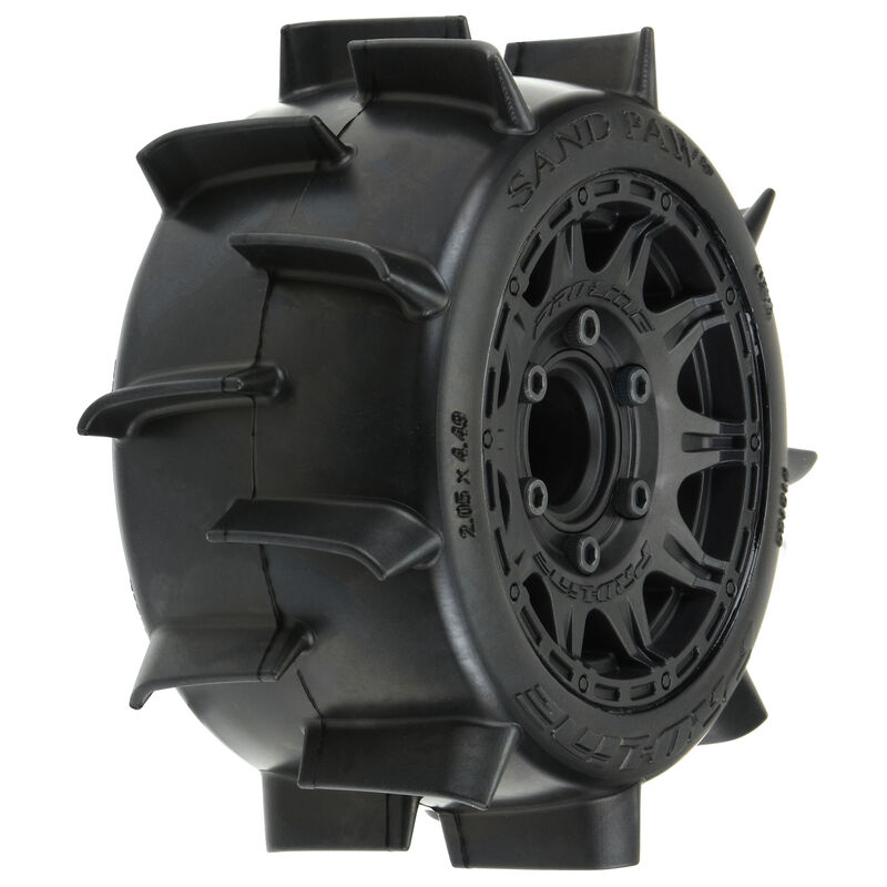 10160-10 Proline Sand Paw LP 2.8″ Sand Raid 6×30 Tires Mounted (2)