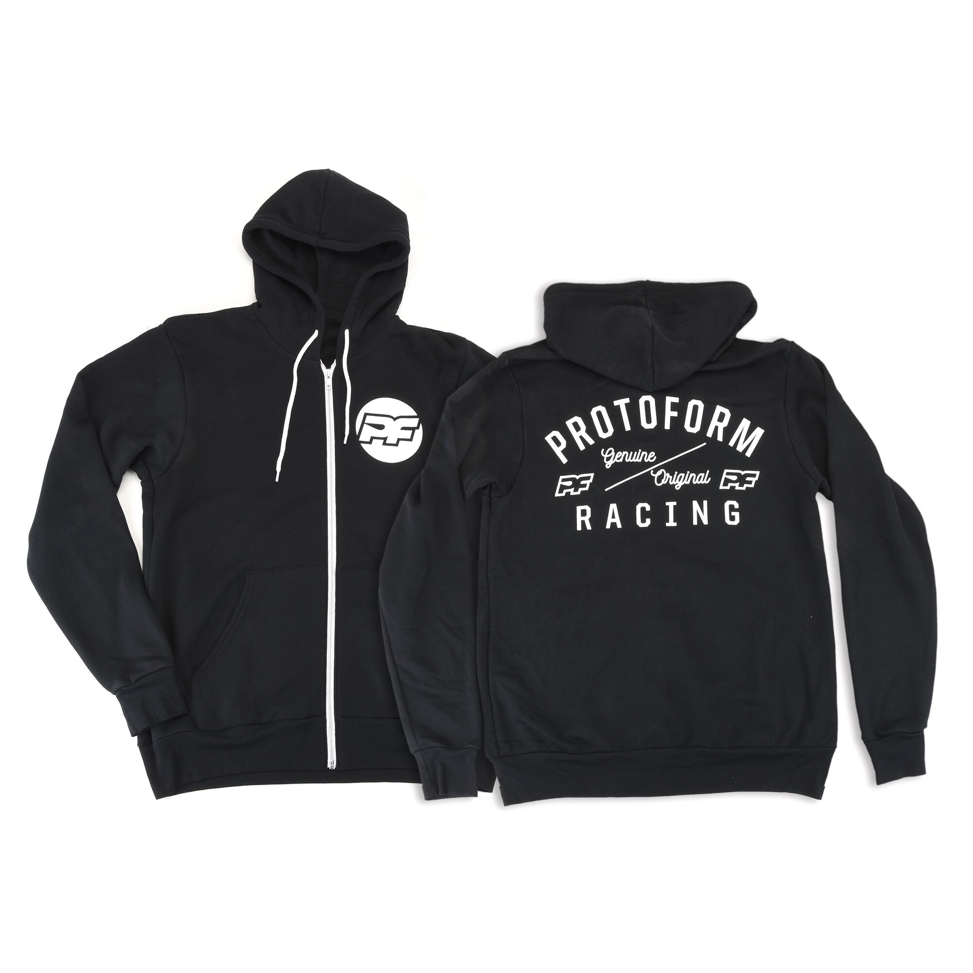 PROTOform PF Bona Fide Black Zip Up Hoodie Small Pro Line