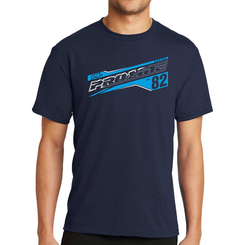 Pro-Line Streak Deep Navy T-Shirt, Small