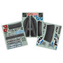 1/5 Pre-Cut Brute Bash Armor Black Body: X-MAXX