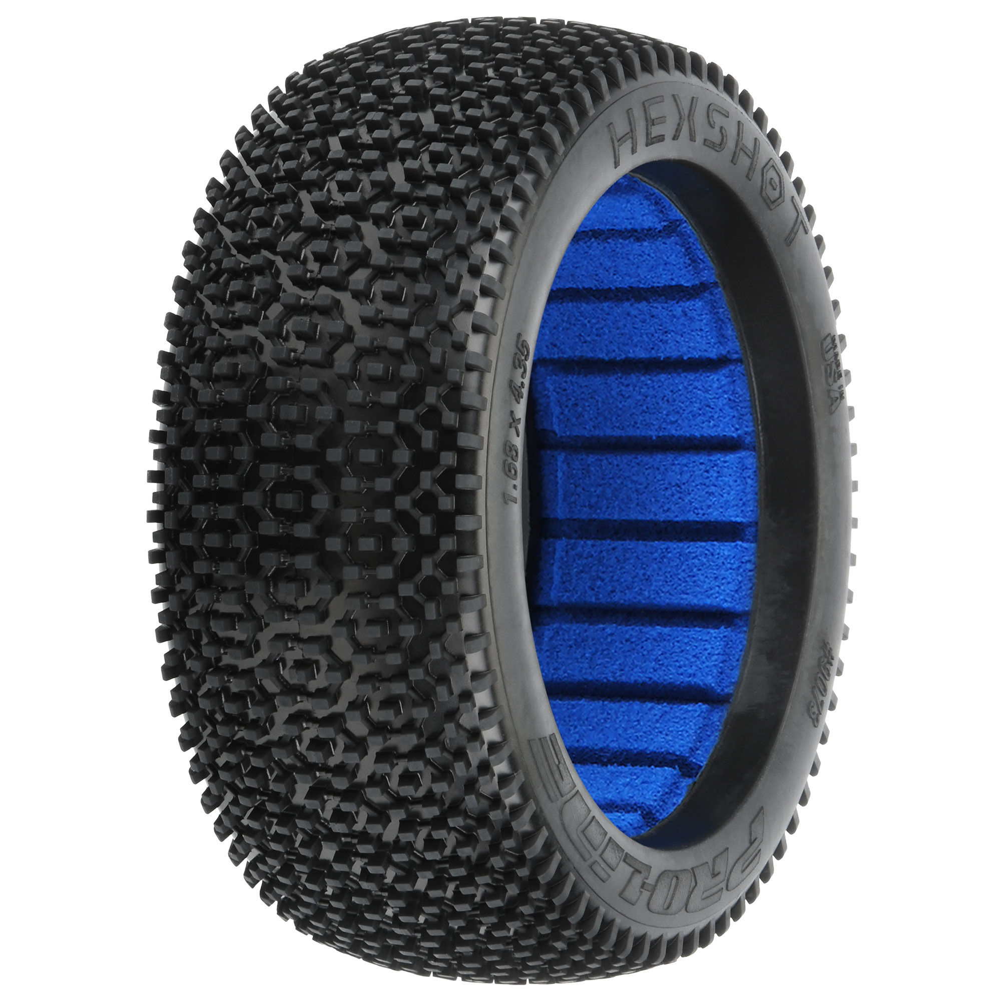 S4 2 Pro-Line Hole Shot 2.0 1/8 Buggy Tires w/Closed Cell Inserts 