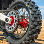 1/4 Pro-Spec Aluminum F/R Wheel Black/Red Dunlop MX33/MX33 Bundle