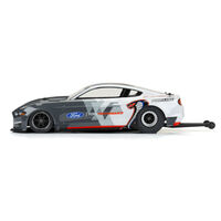 1/16 2021 Ford Mustang Cobra Jet Clear Body: Losi Mini Drag Car