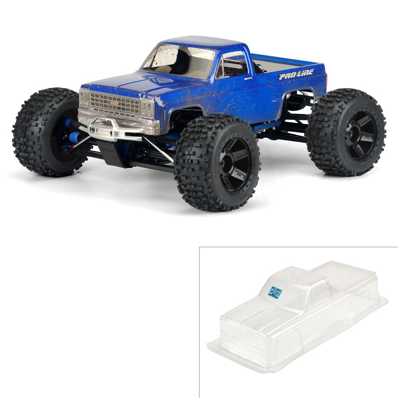 1/8 1980 Chevy Pick-up Clear Body: Monster Truck
