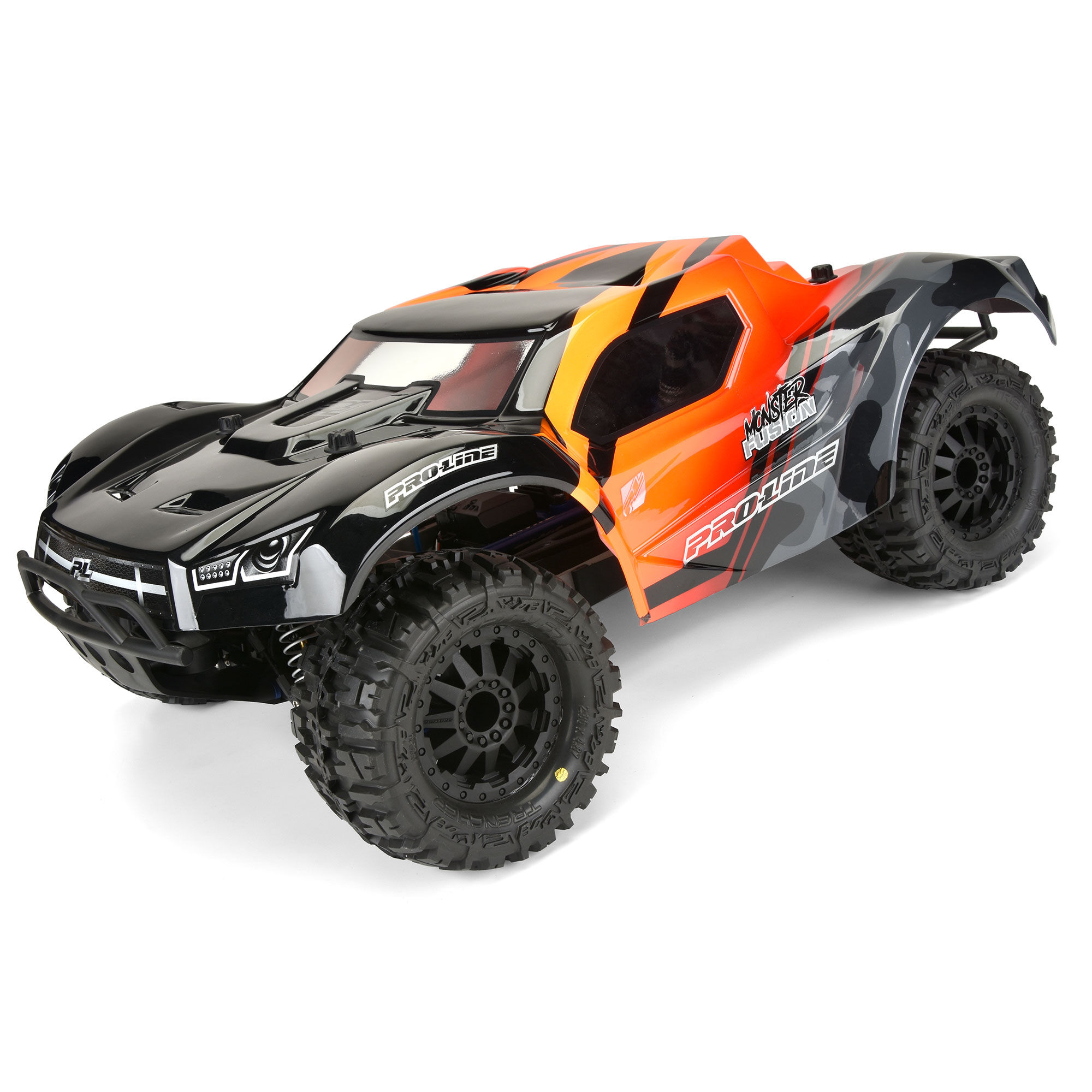 Pro Line Racing 1 10 Pre Cut Monster Fusion Clear Body Short