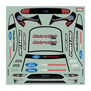 1/16 2021 Ford Mustang Cobra Jet Clear Body: Losi Mini Drag Car