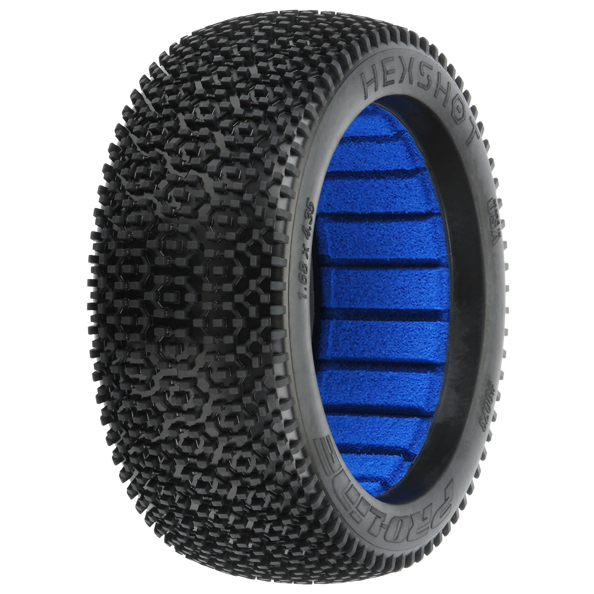 1 8 Hex Shot M3 Front Rear Off Road Buggy Tires 2