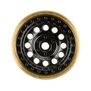 1/24 Rock Shooter Brass F/R 1.0" 7mm Crawler Wheels (2) Black