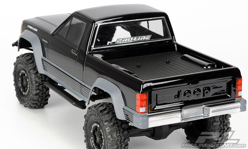 1/10 Jeep Comanche Full Bed Clear Body 12.3" (313mm) WB Crwlrs