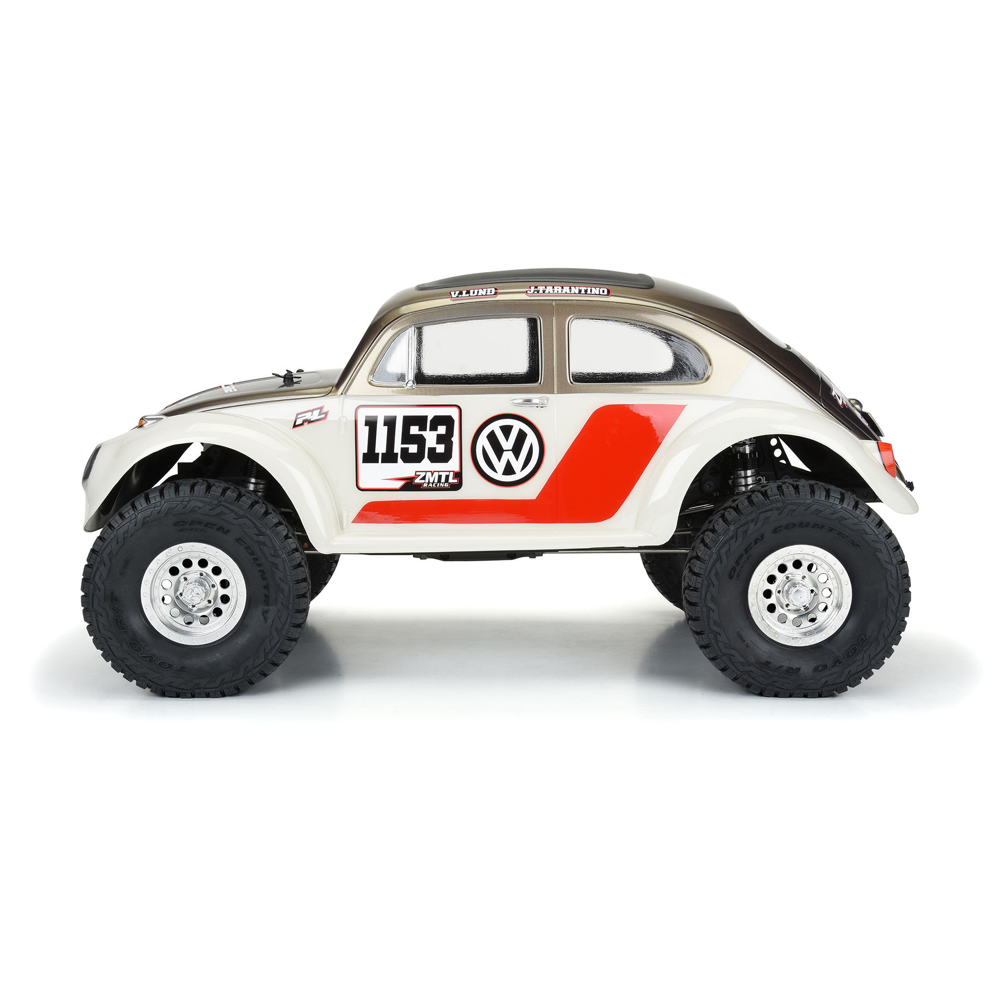 1 10 Volkswagen Beetle Clear Body 12.3