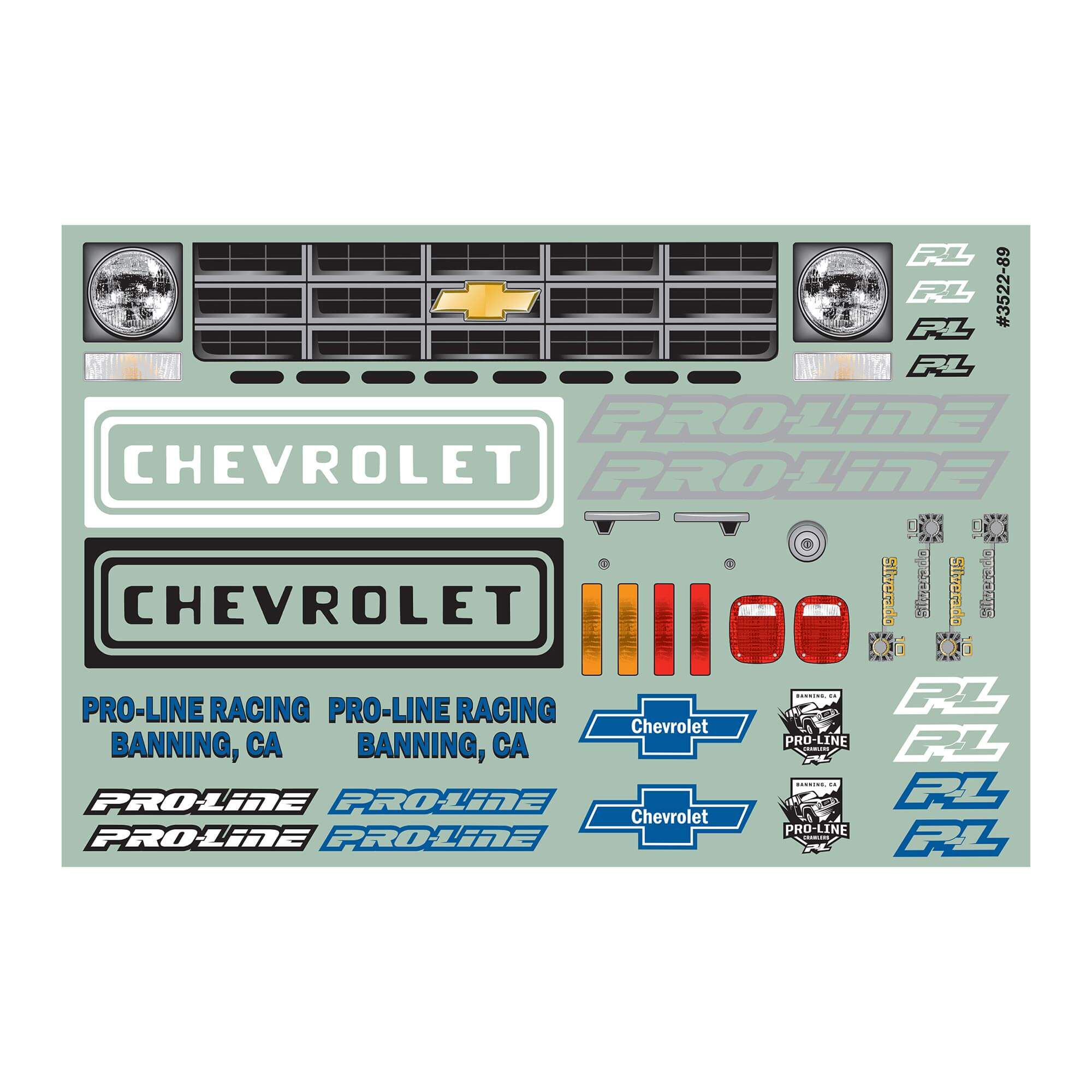 Pro-Line 1978 Chevy K-10 for 12.3 WB Scale Crawlers Clear PRO3522-00 