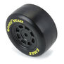 1/12 Goodyear Eagle Truck/Retro Tire F/R MTD Blk Wheels (4): NASCAR