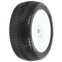 1/8 Hole Shot 2.0 S3 Front/Rear Buggy Tires Mounted 17mm White (2)