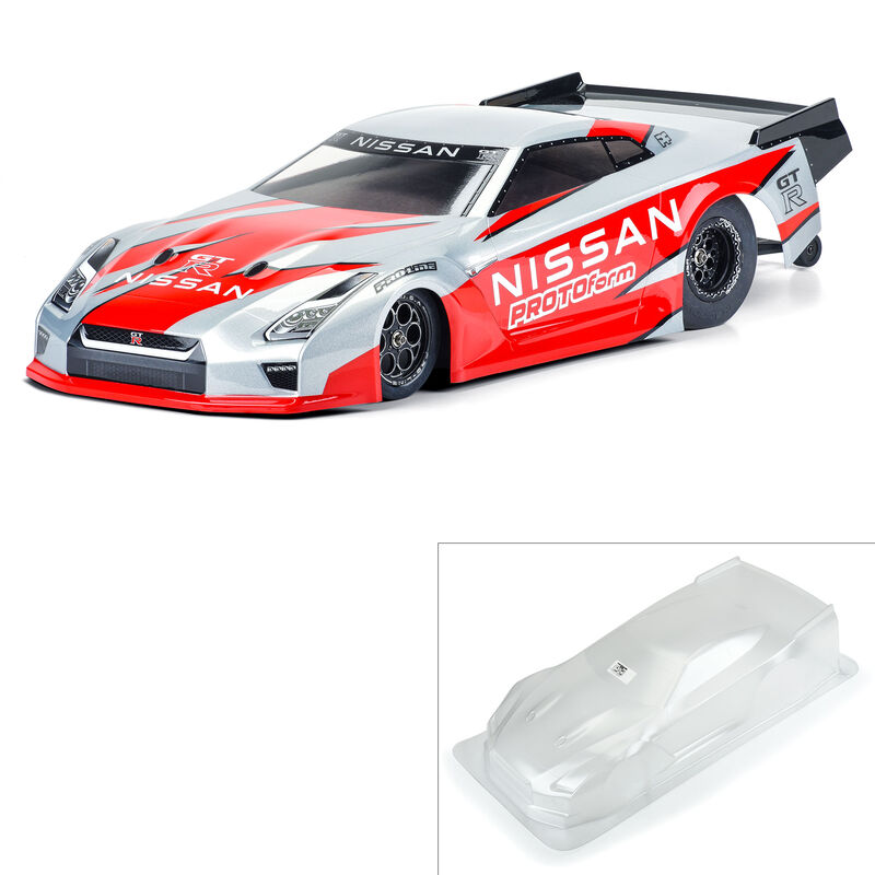 1/10 Nissan GT-R R35 Clear Body: Losi 22S Drag Car