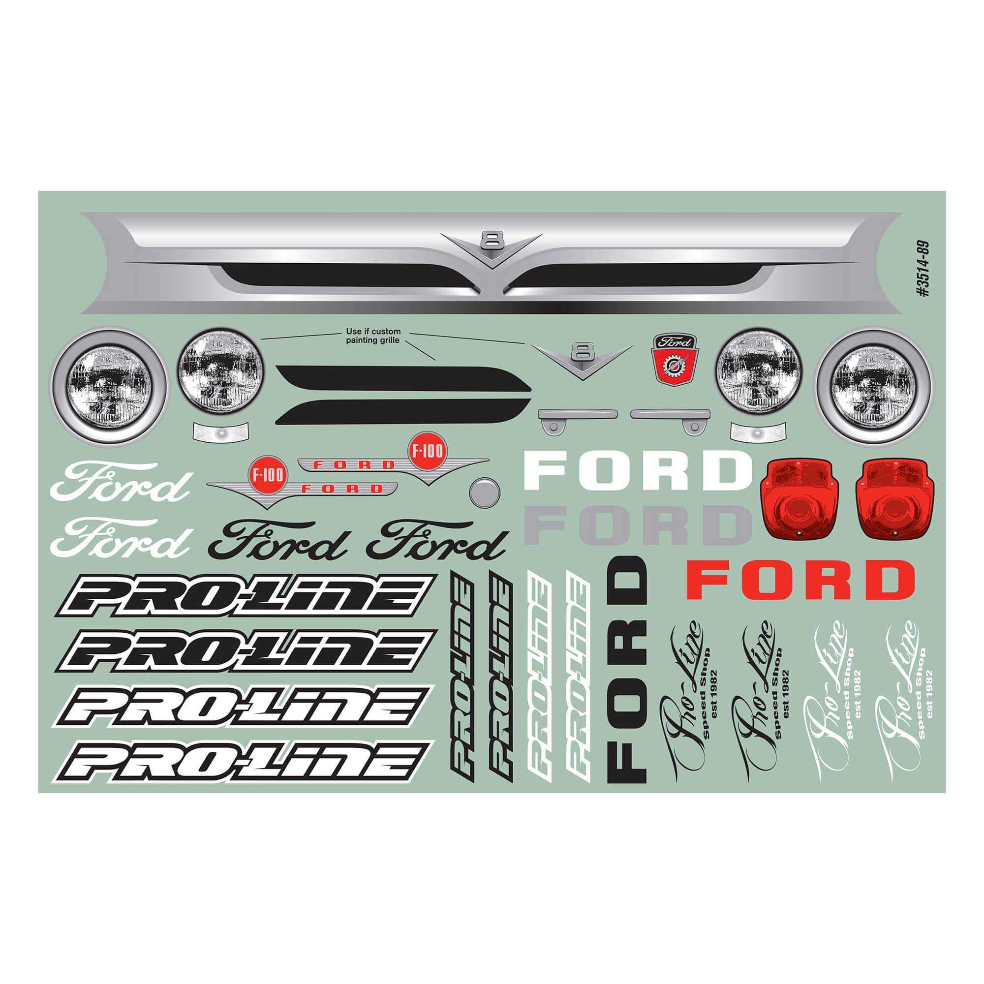 Proline 1956 2024 ford f100 body