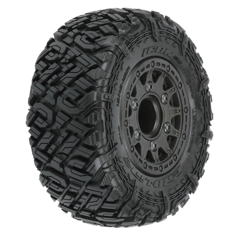 1/10 Icon M2 Front/Rear 2.2"/3.0" SC Mounted 12mm Blk Raid (2)