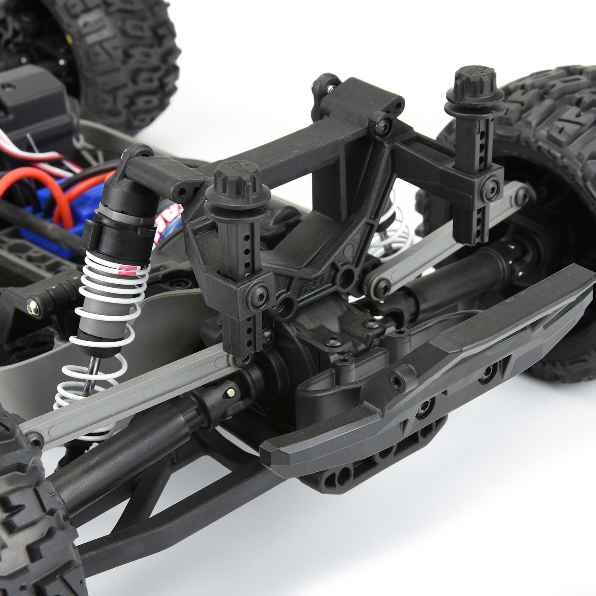 Pro Line Racing 1 10 Extended Front Rear Body Mounts Rustler 4x4