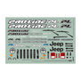 1/10 Jeep Wrangler Unlimited Rubicon Clr Bdy 12.3" (313mm) WB Crwlrs