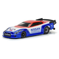 1/16 Nissan GT-R R35 Pro Mod Clear Body: Losi Mini Drag