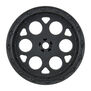 1/10 Showtime Rear 2.2" 12mm Sprint Car Wheels (2) Black