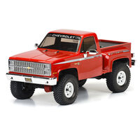 1982 Chevy K-10 Clear Body Set with Scale Molded Accesories