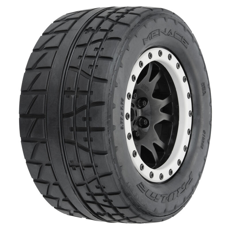 1/5 Menace HP BELTED Pro-Loc F/R X-MAXX MTD 24mm Blk/Gry Impulse (2)