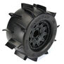 1/10 Sand Paw Front/Rear 2.8" MT Tires Mounted 12mm Blk Raid (2)