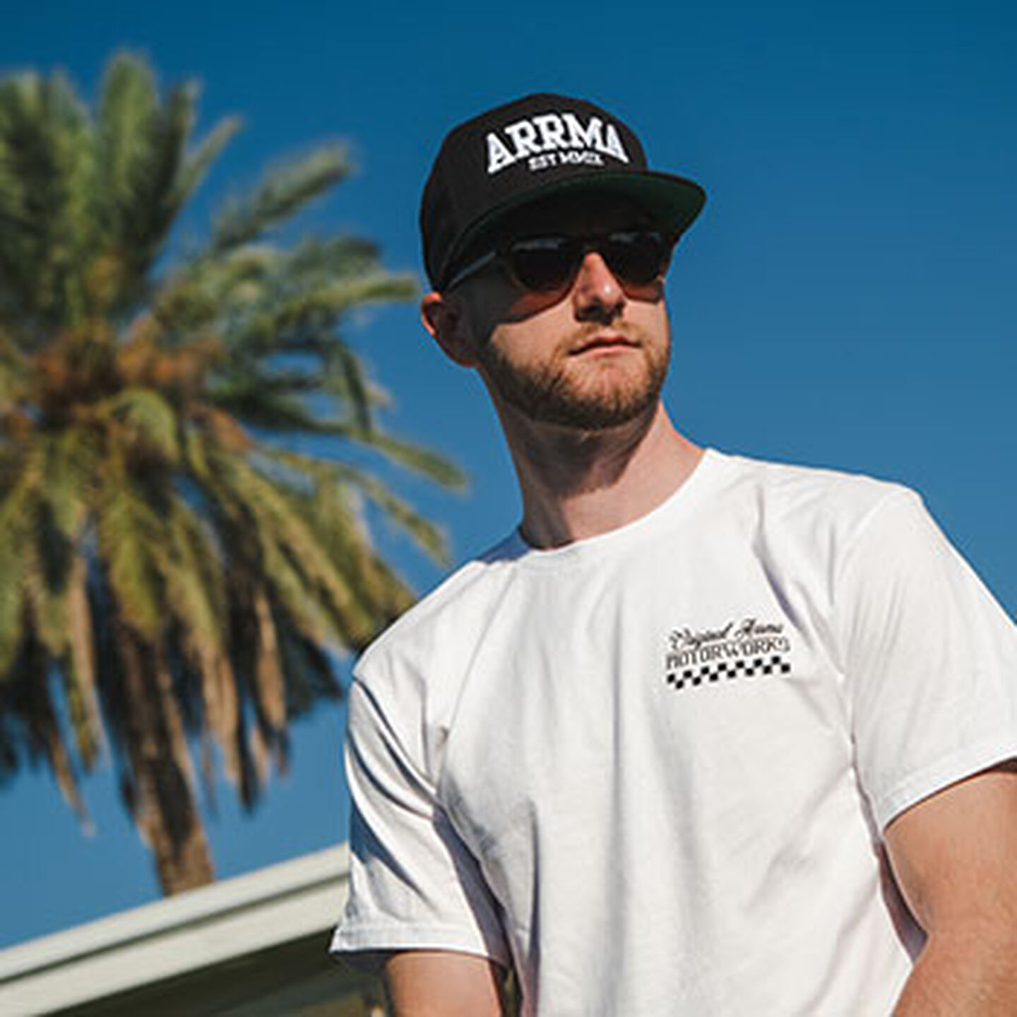 Your favorite brand hats to protect you from the sun while on the tracks